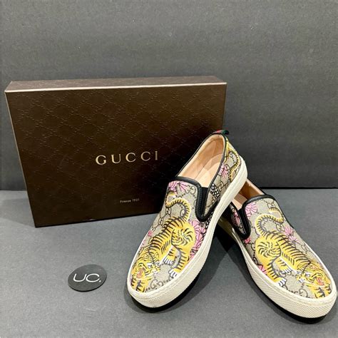 gucci dublin slip on tiger